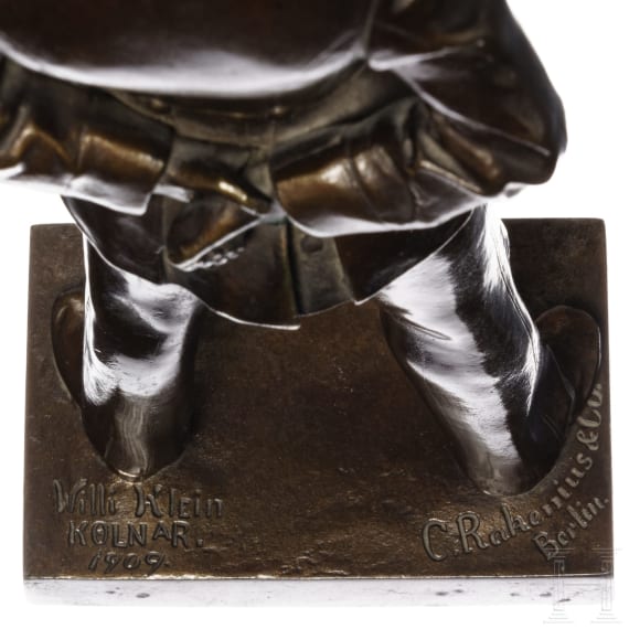 Bronzefigur eines preu&szlig;ischen Kadetten