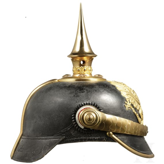 Helm f&uuml;r Offiziere der Infanterie, um 1900