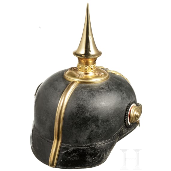 Helm f&uuml;r Offiziere der Infanterie, um 1900