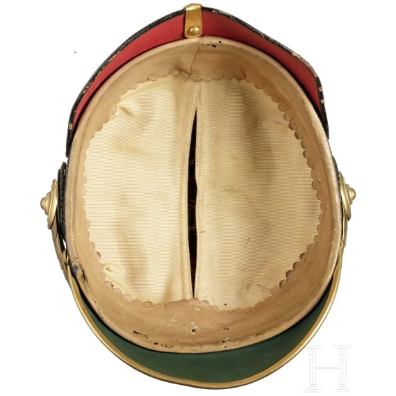 Helm f&uuml;r Offiziere der Infanterie, um 1900