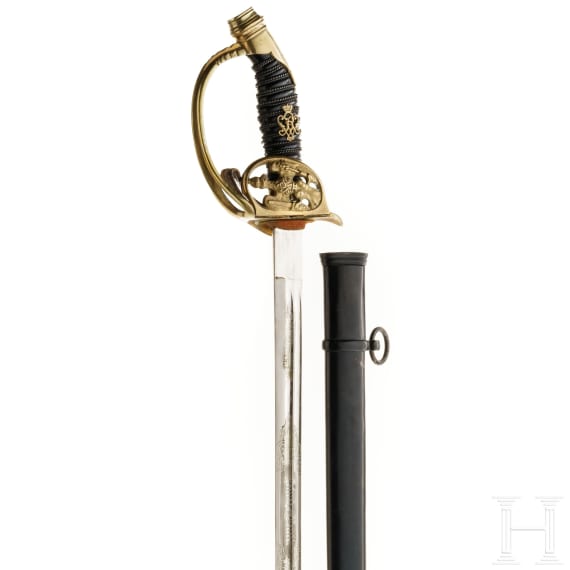 Degen M 1889 f&uuml;r Offiziere der Infanterie