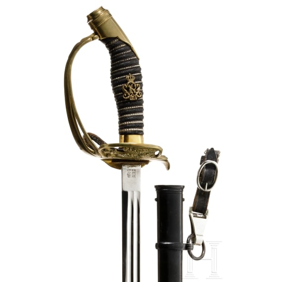 Degen M 1889 f&uuml;r Offiziere der Infanterie, um 1905