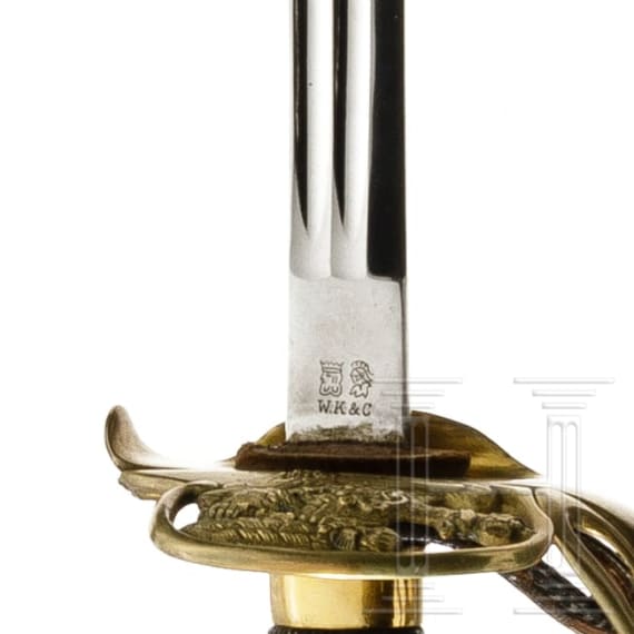 Degen M 1889 f&uuml;r Offiziere der Infanterie, um 1905