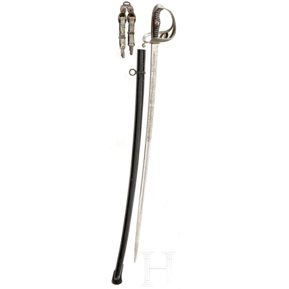 Kavalleries&auml;bel M 52 mit Danzig-Signatur, um 1900