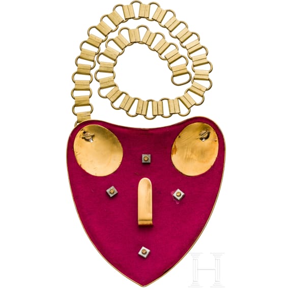 A gorget for troopers of the Cuirassier Regiment No. 2, copy, 20th century