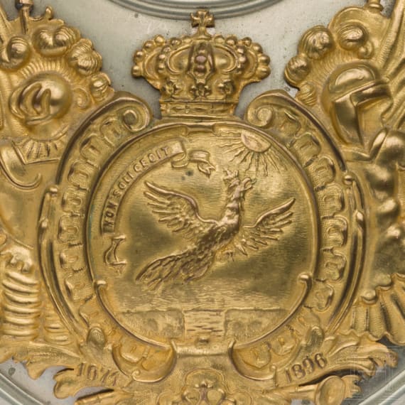 Brustschild f&uuml;r Mannschaften des Leib-K&uuml;rassier-Regiments Nr. 1, um 1900