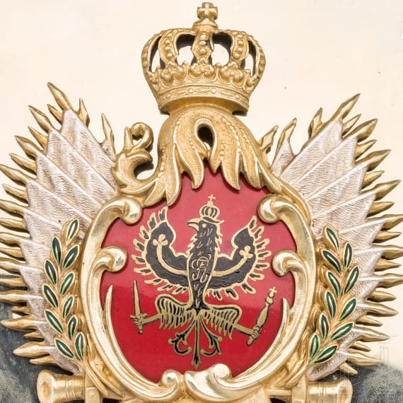 Ringkragen f&uuml;r Offiziere im K&uuml;rassier-Regiment "K&ouml;nigin" (Pommersches) Nr. 2, um 1900