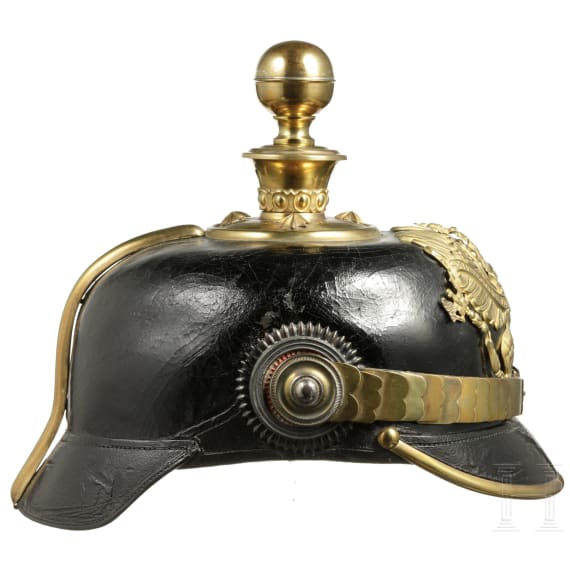 Helm f&uuml;r Offiziere der Artillerie, um 1900