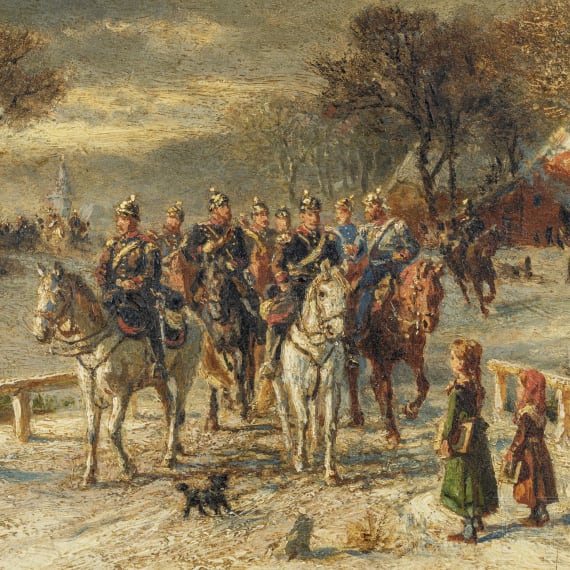 Moritz Delfs (1823 - 1906) - Schleswig-Holsteinische Artillerie