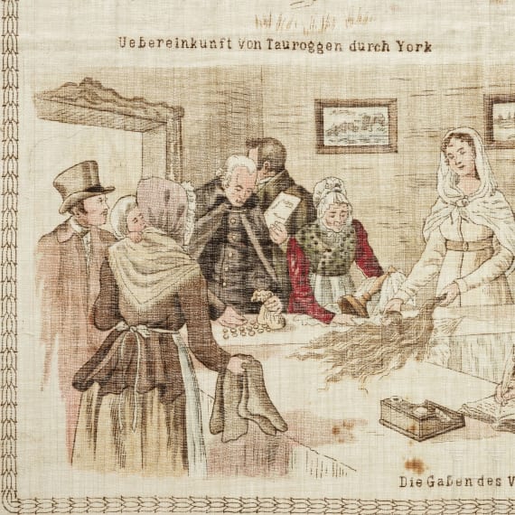 Patriotisches Tuch aus den Befreiungskriegen