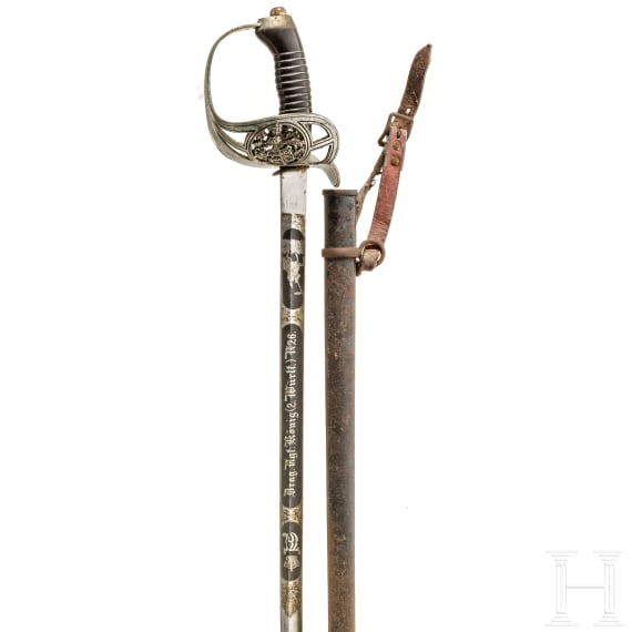 Kavalleriedegen 89 f&uuml;r Angeh&ouml;rige des Dragoner-Regiments "K&ouml;nig" (2. W&uuml;rttembergisches) Nr. 26