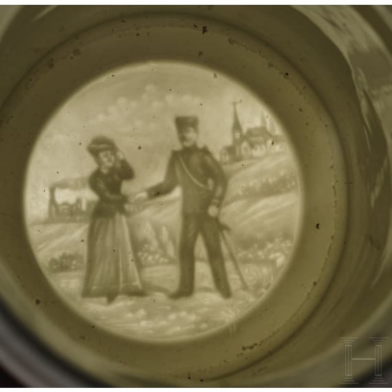 Reservistenkrug eines Obergefreiten im Fu&szlig;artillerie-Regiment "General-Feldzeugmeister" (Brandenburgisches) Nr. 3