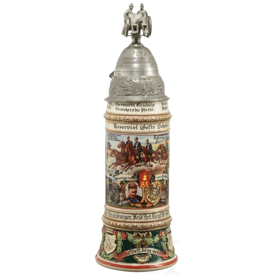 Reservistenkrug eines Gefreiten im Stra&szlig;burger Feld-Artillerie-Regiment Nr. 84