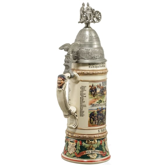 Reservistenkrug eines Gefreiten im Stra&szlig;burger Feld-Artillerie-Regiment Nr. 84