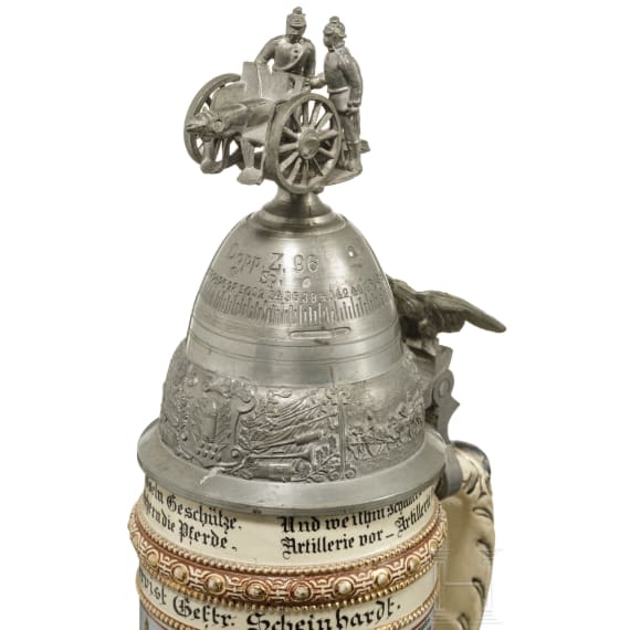 Reservistenkrug eines Gefreiten im Stra&szlig;burger Feld-Artillerie-Regiment Nr. 84