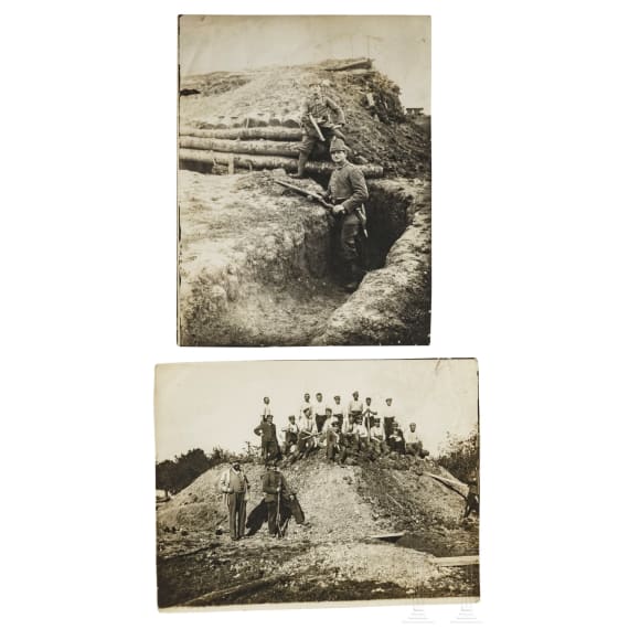 Sammlung von Fotos, meist K&ouml;niglich Bayerische Fliegertruppe im 1. Weltkrieg, 1916 - 1918
