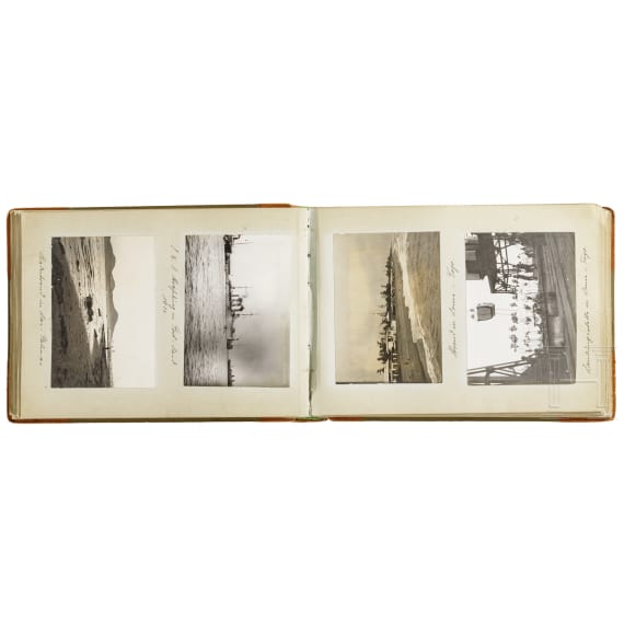 Fotoalbum eines Matrosen der "SMS Stra&szlig;burg", Dienstzeit 1912-15