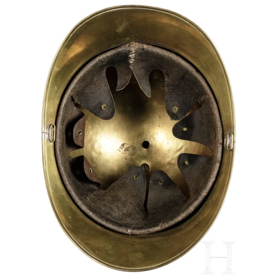Zwei Helme M 1895 der Sapeurs-Pompiers, Frankreich