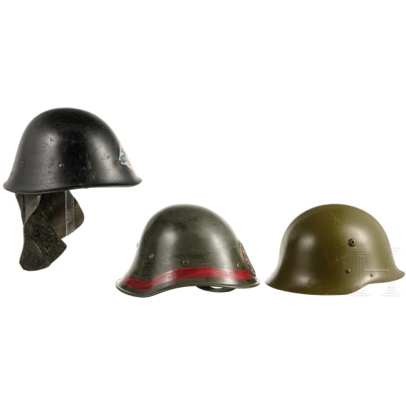 F&uuml;nf internationale Helme