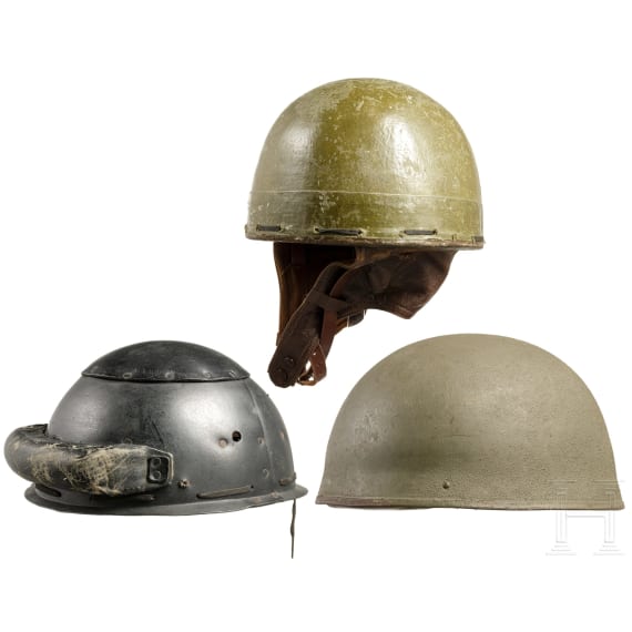 Drei milit&auml;rische Helme, Gro&szlig;britannien
