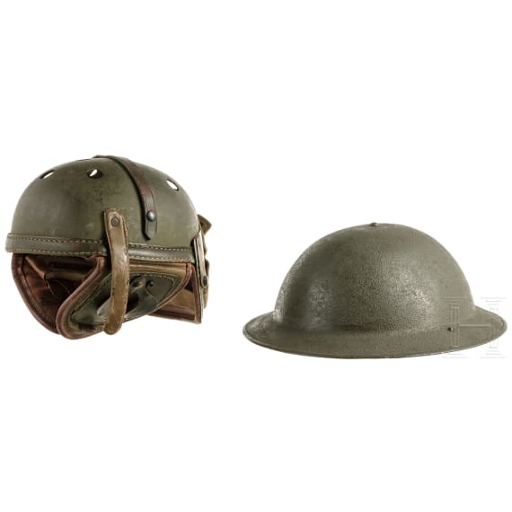 F&uuml;nf milit&auml;rische Helme, USA