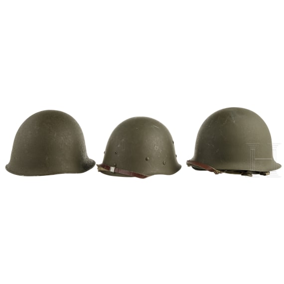 F&uuml;nf Stahlhelme M 51, Frankreich