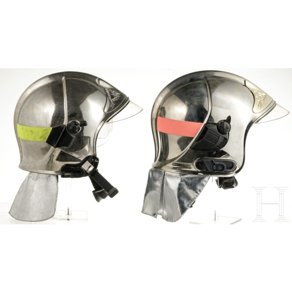 F&uuml;nf Helme der Sapeurs-Pompiers, Frankreich