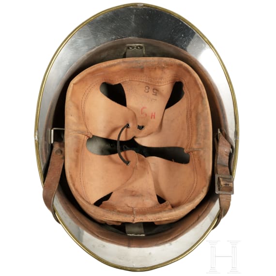 F&uuml;nf Helme der Sapeurs-Pompiers, Frankreich