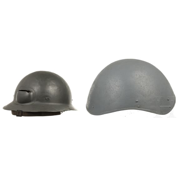 Sieben Helme von Marine/Luftwaffe, Frankreich