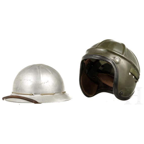 Sieben Helme von Marine/Luftwaffe, Frankreich