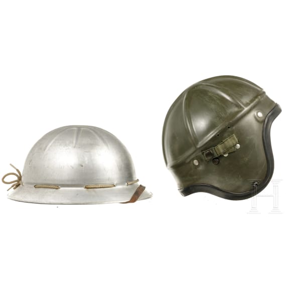 Sieben Helme von Marine/Luftwaffe, Frankreich