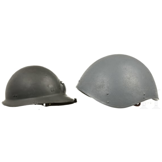 Sieben Helme von Marine/Luftwaffe, Frankreich