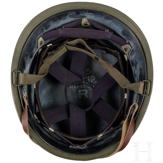 Sieben Helme von Marine/Luftwaffe, Frankreich