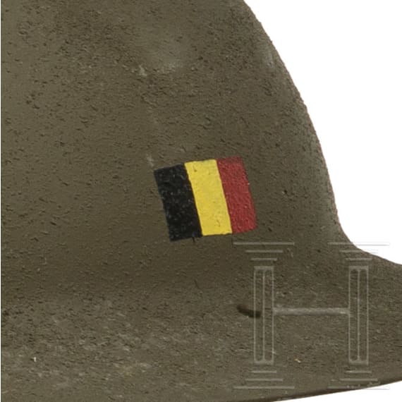 Drei Stahlhelme, Belgien