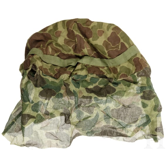 Neun milit&auml;rische Kopfbedeckungen, USA