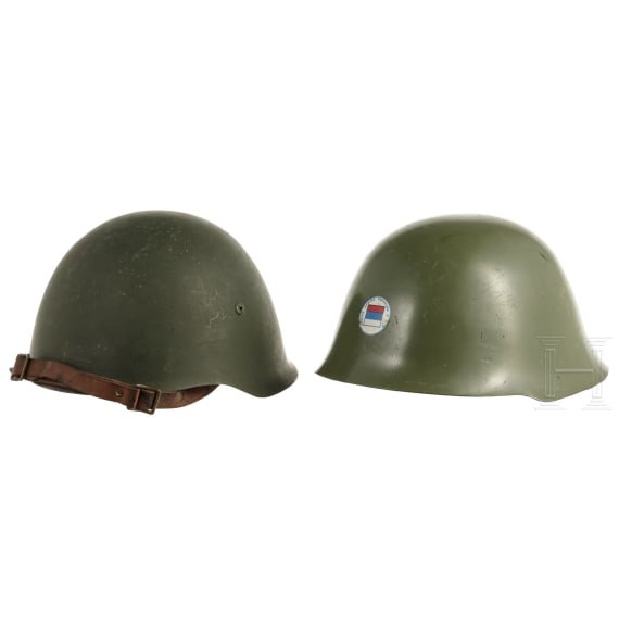 Zehn internationale Helme