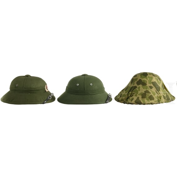Zehn internationale Helme