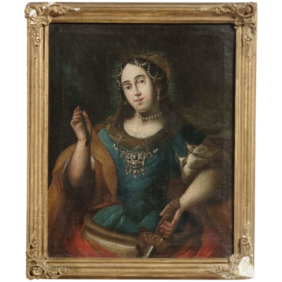 A portrait of Laura di Córdoba, probably Spanish, 18th century