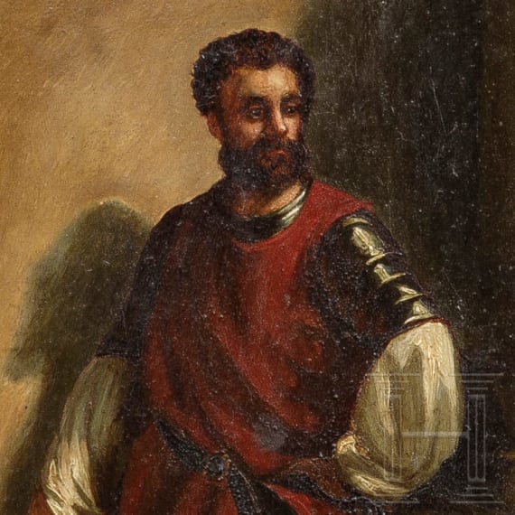 Zwei Historismus-Portraits adliger Herren des 17. Jhdts.