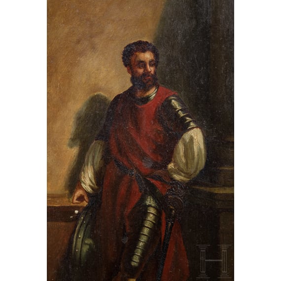 Zwei Historismus-Portraits adliger Herren des 17. Jhdts.