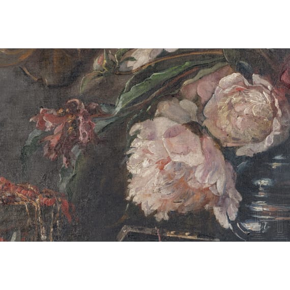Marie Philips-Weber (1845 - 1942) - Stillleben mit Blumenstrau&szlig;