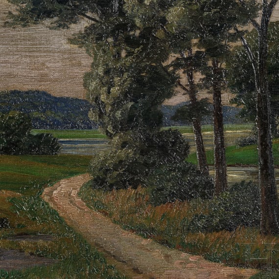 Jakob Friedrich Nierholz (1876 - 1925) - Flusslandschaft