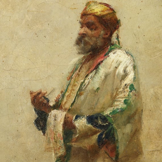 Portrait eines Orientalen, Frankreich, 19. Jhdt.