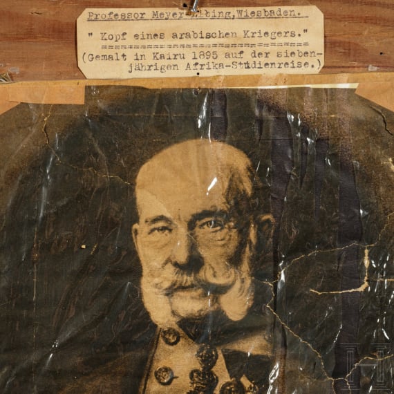 Oscar Meyer-Elbing (1866 - ca. 1930) - Portrait eines Orientalen, datiert 1895