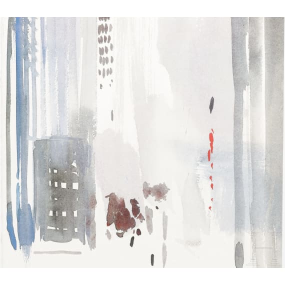 Oskar Koller (1925 - 2004) - drei Farblithographien, datiert 1989