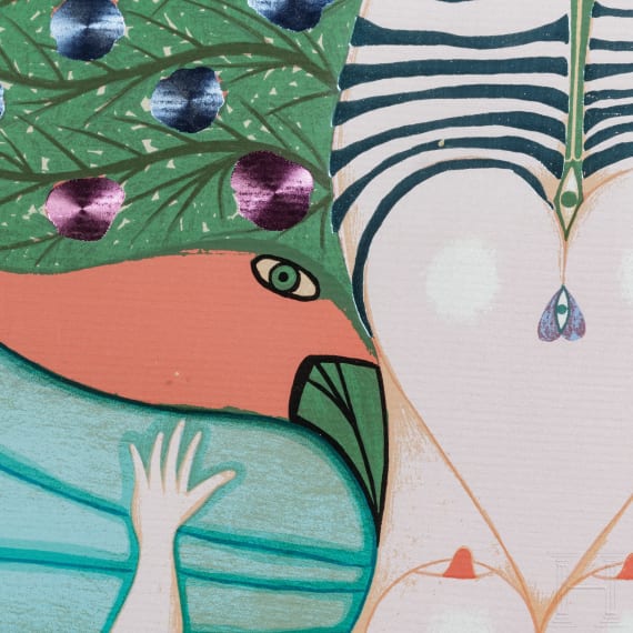 Friedensreich Hundertwasser (1928 - 2000) - limitierter, erotischer Druck