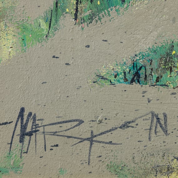 Abstraktes Gem&auml;lde "Adam", Frankreich(?), 2. H&auml;lfte 20. Jhdt.