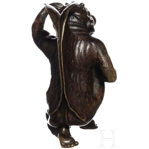 Kleine Bronzefigur eines Teufels, 19. Jhdt.