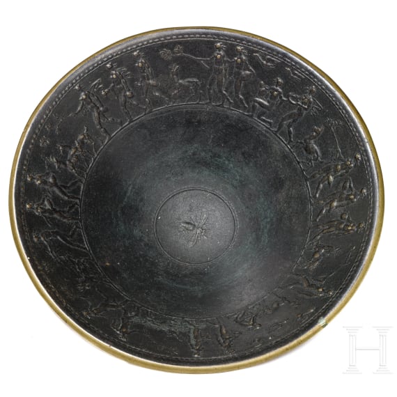 Antikisierende Bronzeschale, deutsch, 20. Jhdt.