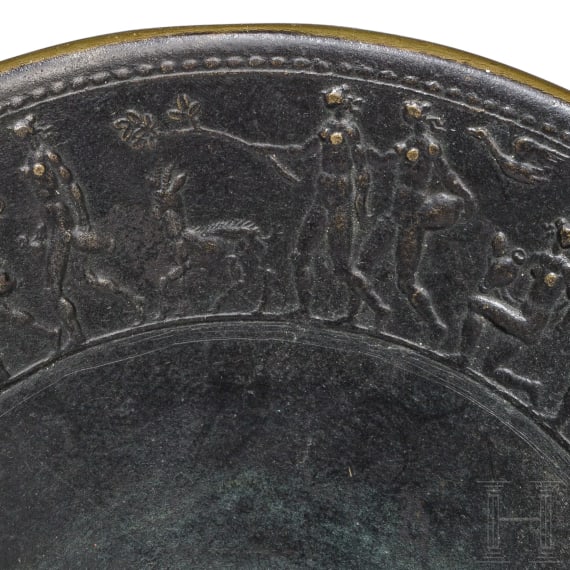 Antikisierende Bronzeschale, deutsch, 20. Jhdt.